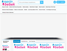 Tablet Screenshot of narinbebek.com